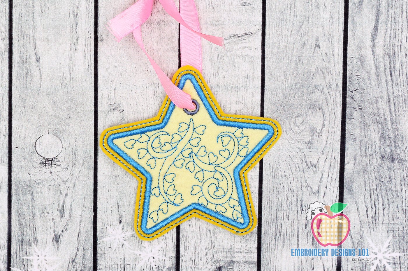 Decorative Star Ornament Embroidery