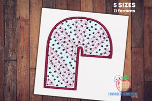 Christmas Candy Cane Applique Designs