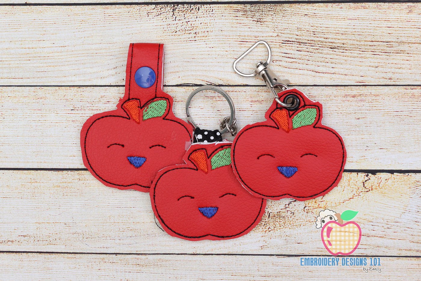 Cute Apple ITH KeyFob Snaptab