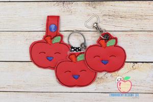 Cute Apple ITH KeyFob Snaptab