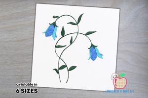 Beautiful Blooming Bell flower Quick Stitch