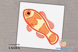 Clownfish Applique Pattern