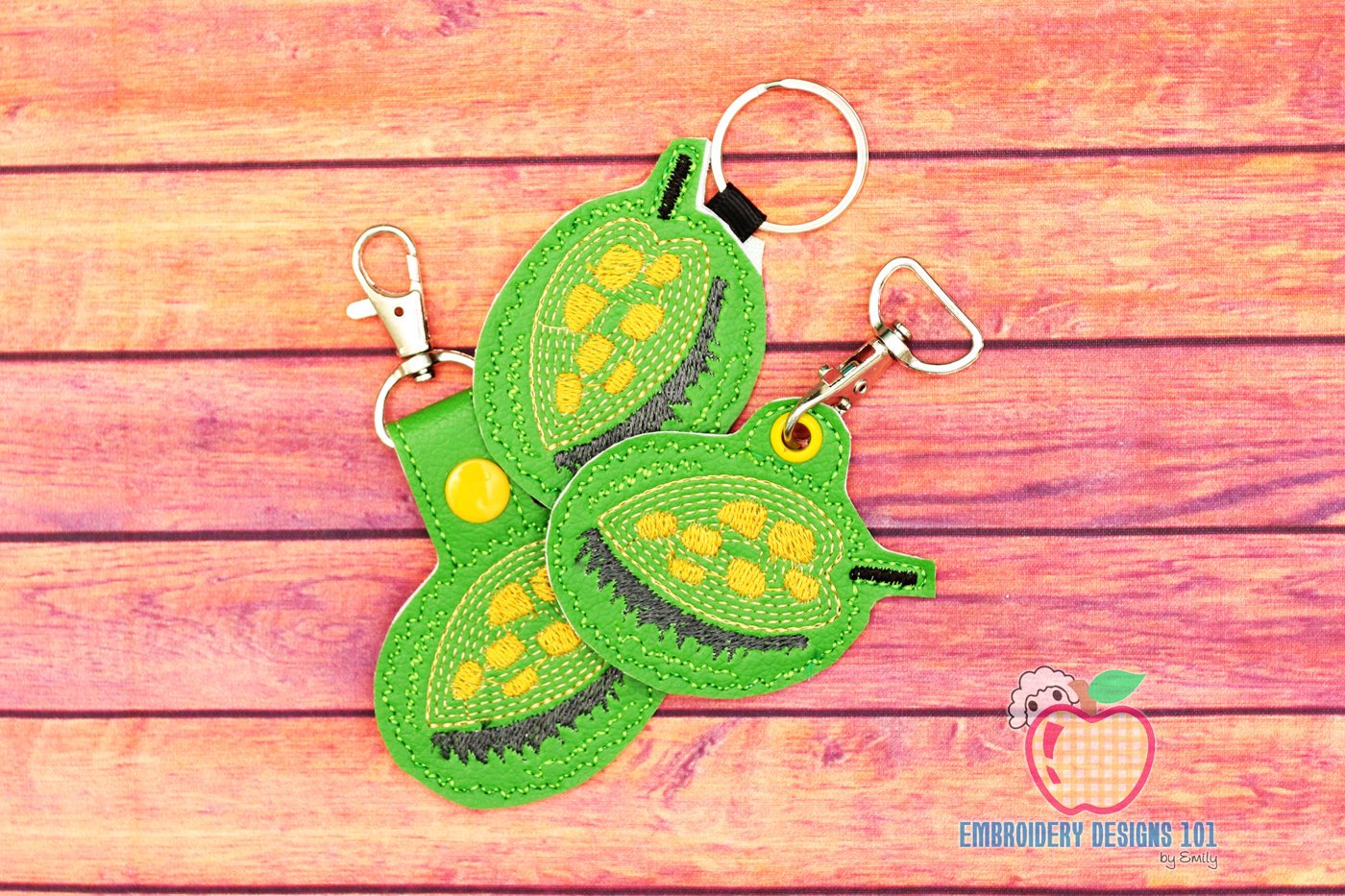 Fresh Ripe Jackfruit ITH Snaptab Keyfob Design