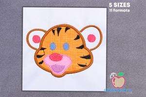 Baby Tiger Embroidery Applique Designs