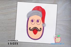 Jamun With The Christmas Cap Applique Pattern