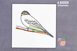 Pewee BIrd Quick Stitch
