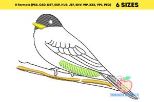 Pewee BIrd Quick Stitch