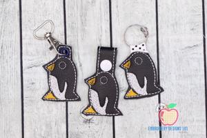 Adelie Penguin Keyfob Keychain ITH