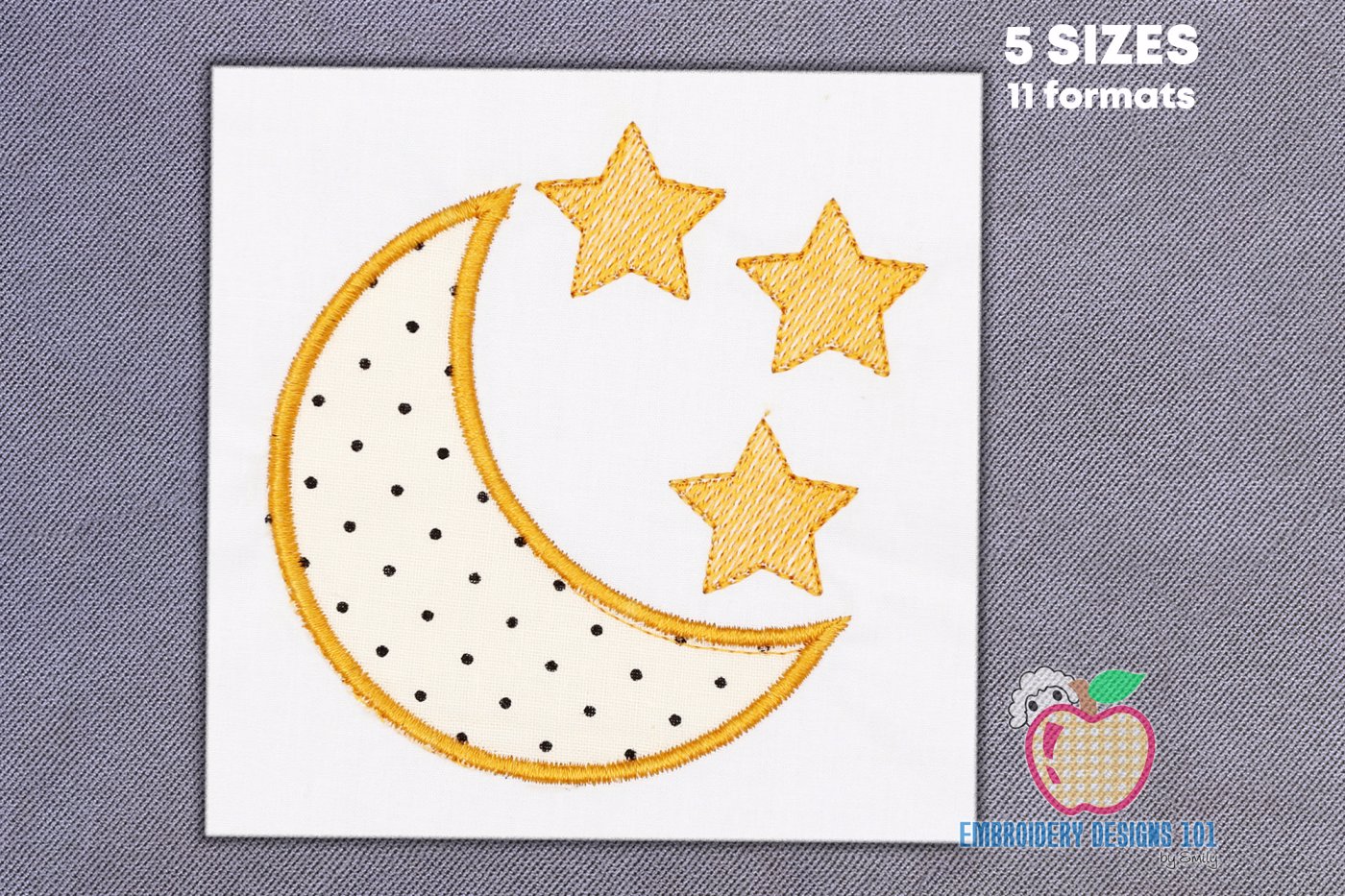 Crescent Moon Applique