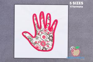 Human Hand Design Applique