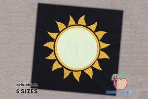 Sun Applique Design