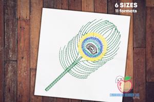 Beautiful Peacock eye Bean Stitch