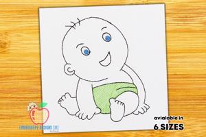 Small Baby With A Smile Quick Stitch