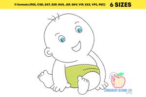 Small Baby With A Smile Quick Stitch