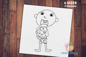 Fish and Kid Quick Stitch