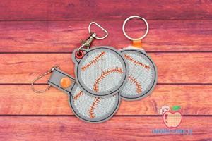 Baseball ITH KeyFob Snaptab