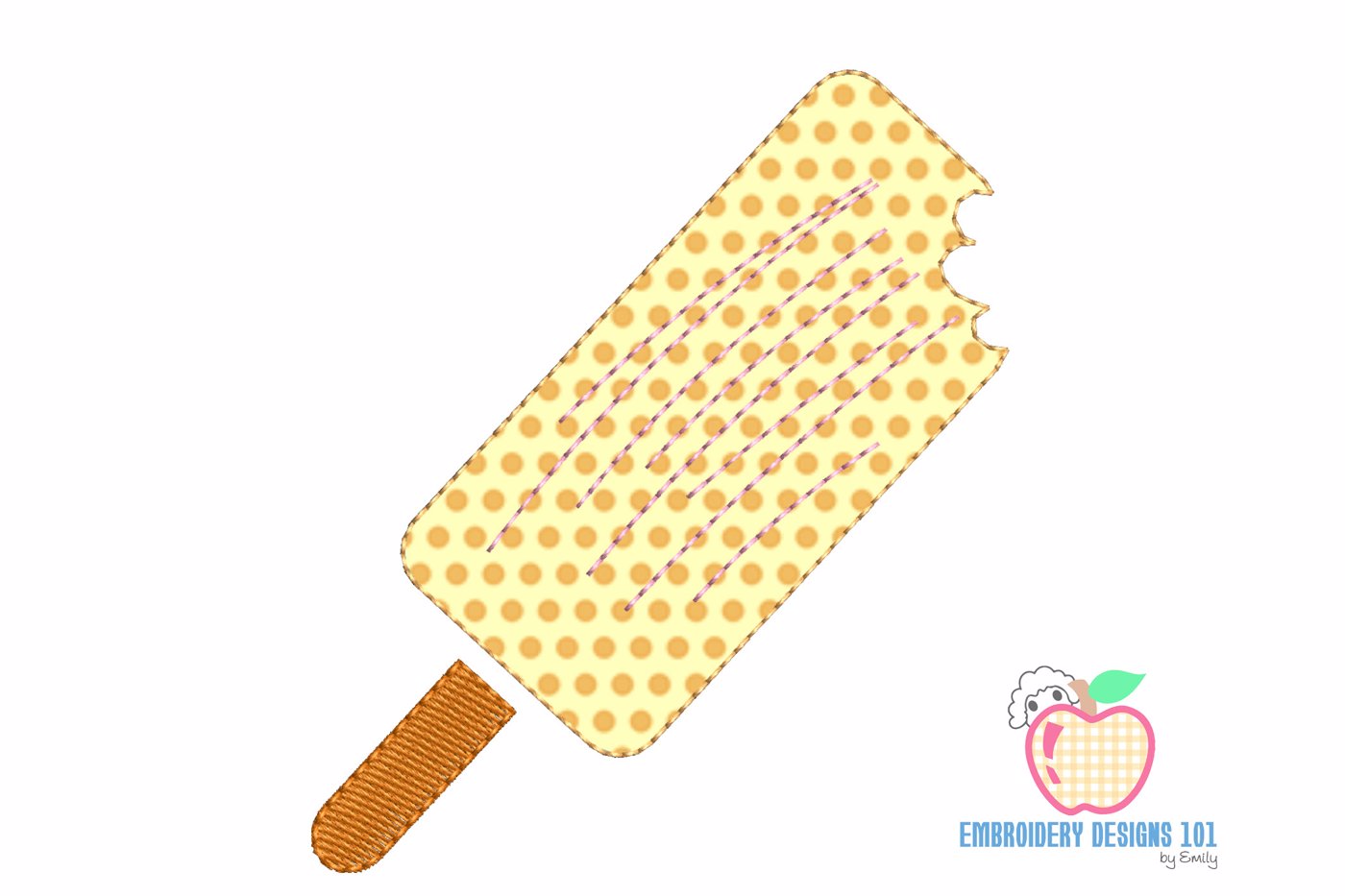 Popsicle Trio Summer Ice Cream Applique