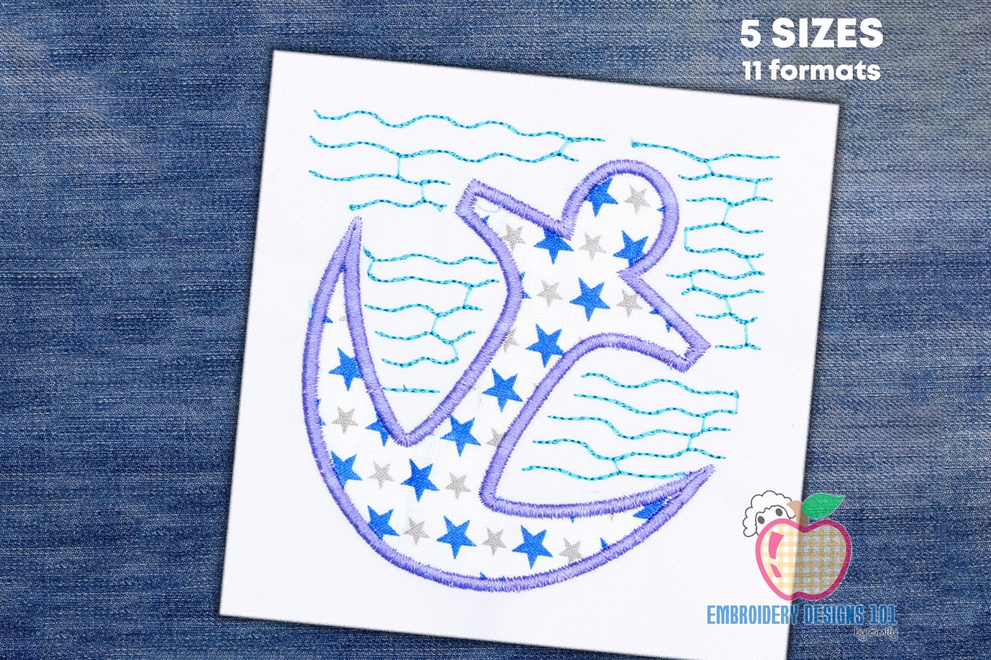 Anchor Embroidery Applique