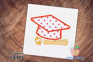 College Graduation Day Applique Design