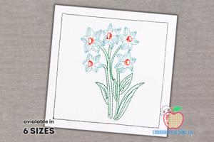 Amaryllis Single Stitch Pattern Quick Design