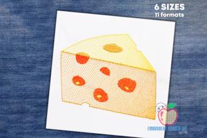 Piece of Cheese Quick Stitch