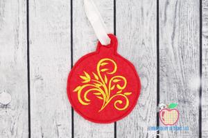 Christmas Ball Ornament Embroidery