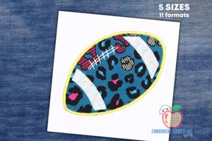 American football Applique Design