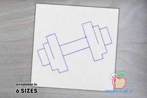 Dumb Bell For Fitness Bean Stitch