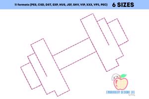 Dumb Bell For Fitness Bean Stitch