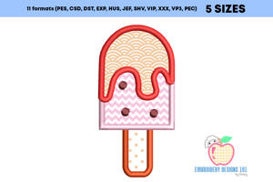 Delicious popsicle Applique