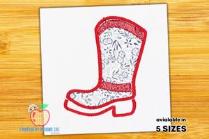 Cowboy Boots Applique