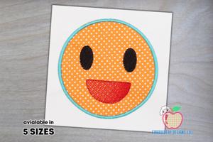 Happy Smiley Emoticon Applique