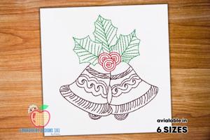 Decorative Bell design Bean Stitch