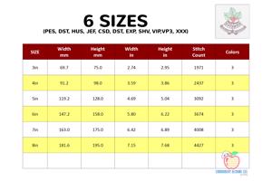 Decorative Bell design Bean Stitch