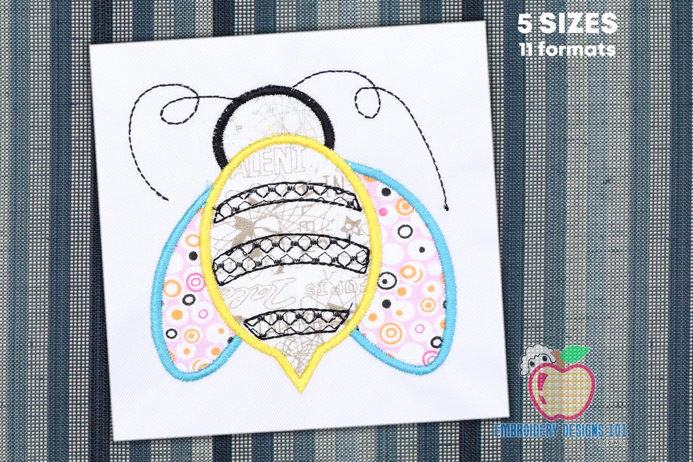 Bumble Bee Applique Pattern