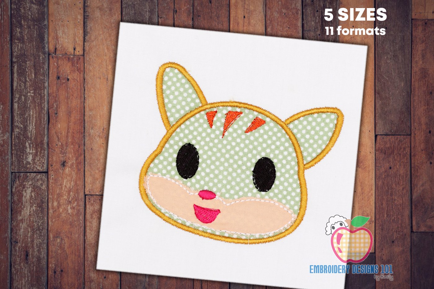 Cat Face Applique