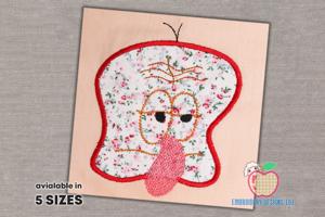 Funny Face Embroidery Applique Designs