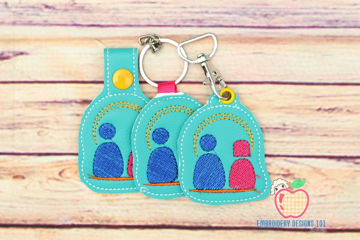 My Family Keyfob Keychain ITH