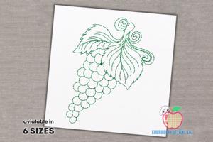 Juicy Fresh Grapes Running Line