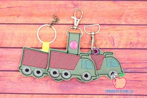 Dump Truck ITH KeyFob Snaptab