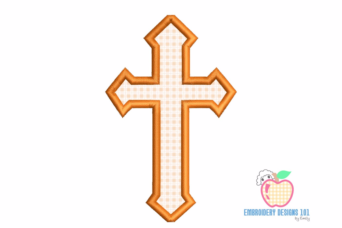 Christian Cross Applique