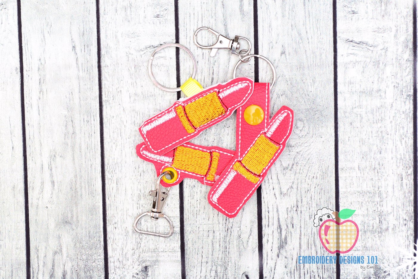 Lipstick Keyfob Keychain ITH