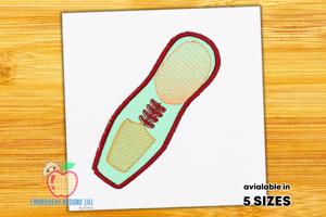 Mans Shoe Applique Design