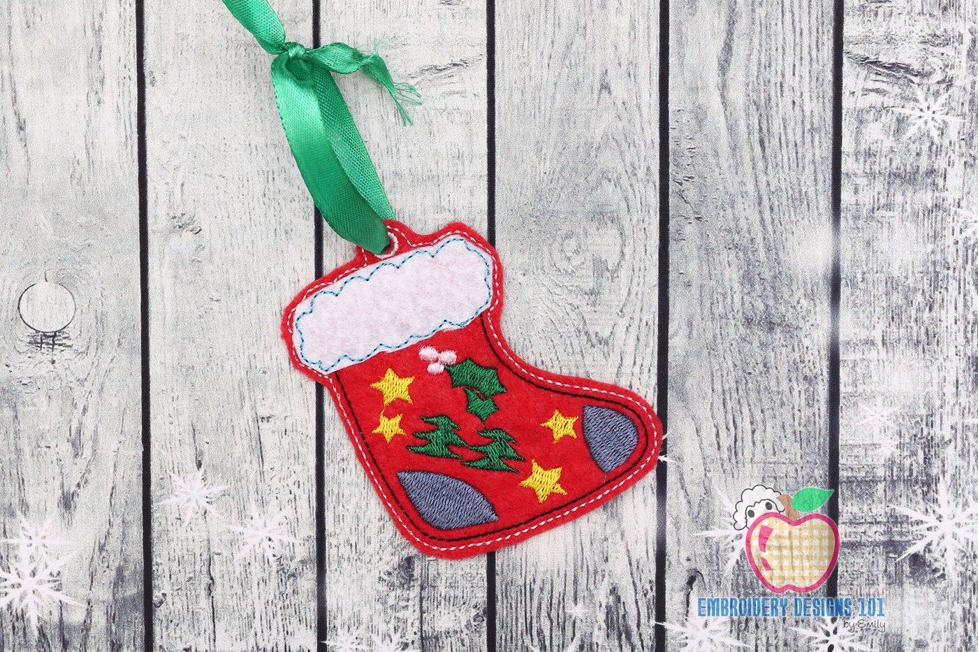 Christmas Socks Design ITH Ornament