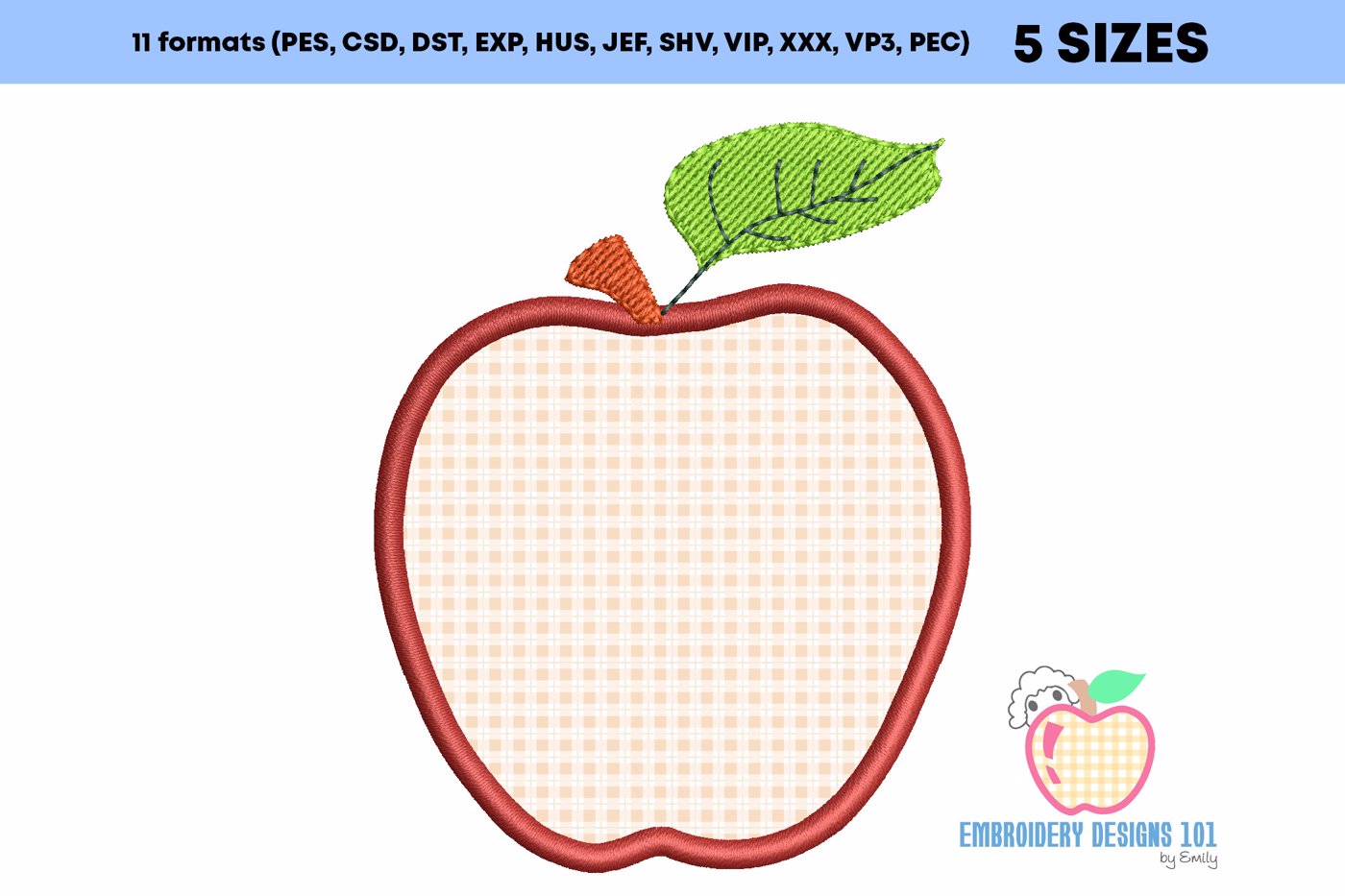 Apple Applique Design