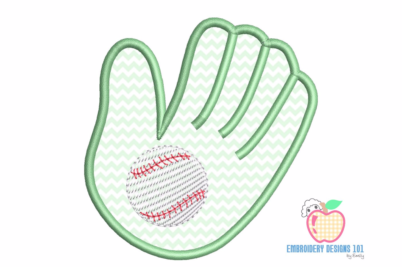 Baseball Gloves Applique for Kids