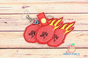 Dragon Fruit ITH KeyFob Snaptab