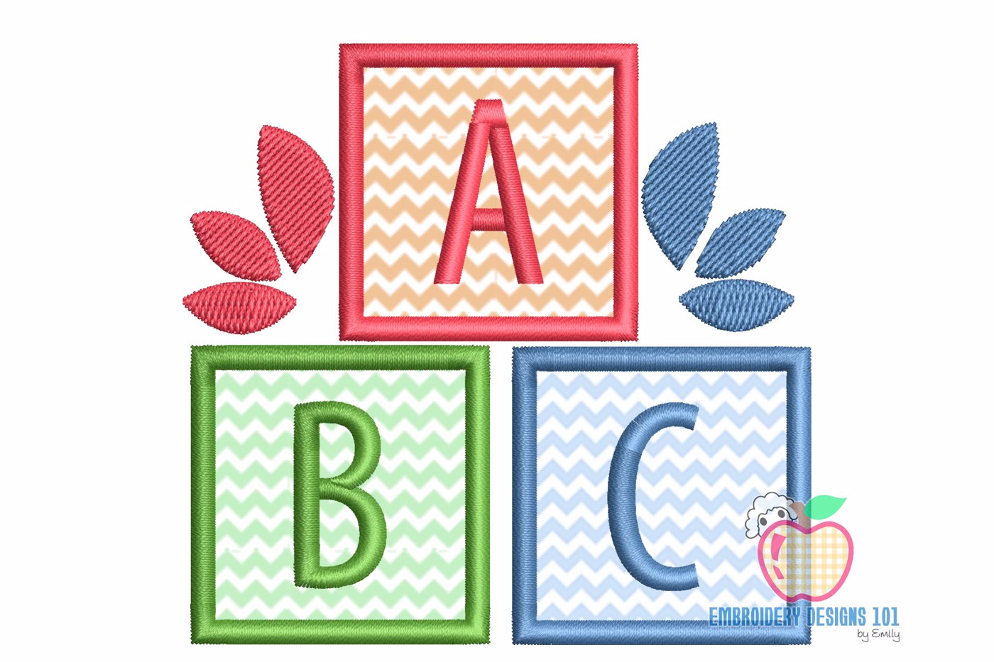 Applique Design of ABC Blocks