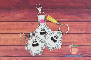 Halloween Scared Turkey ITH Keyfob Design